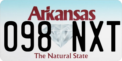 AR license plate 098NXT