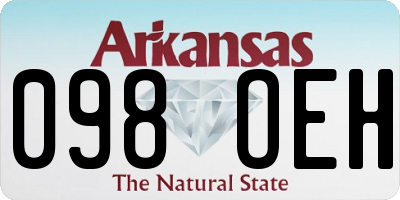 AR license plate 098OEH