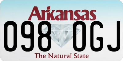 AR license plate 098OGJ