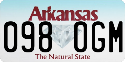 AR license plate 098OGM