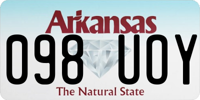 AR license plate 098UOY