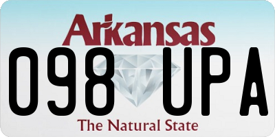 AR license plate 098UPA