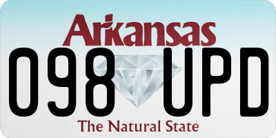 AR license plate 098UPD