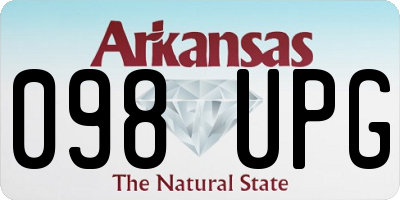 AR license plate 098UPG