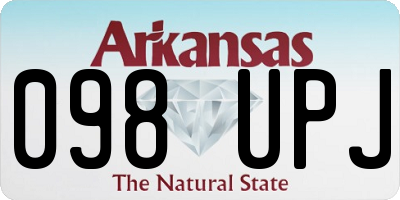 AR license plate 098UPJ