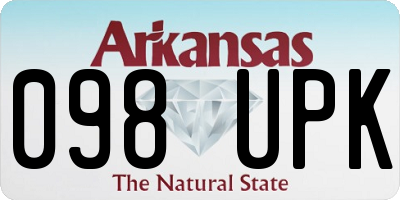 AR license plate 098UPK