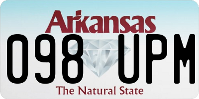 AR license plate 098UPM