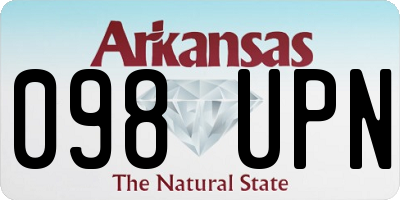 AR license plate 098UPN