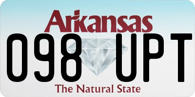 AR license plate 098UPT