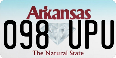 AR license plate 098UPU