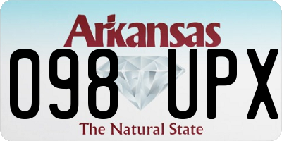 AR license plate 098UPX