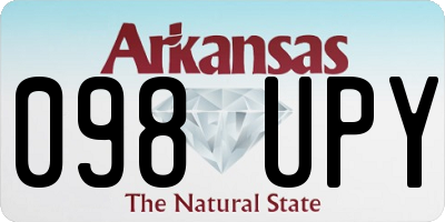 AR license plate 098UPY