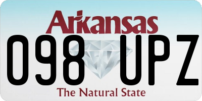 AR license plate 098UPZ