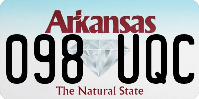 AR license plate 098UQC