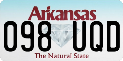 AR license plate 098UQD