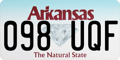 AR license plate 098UQF