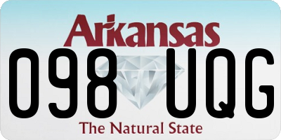 AR license plate 098UQG