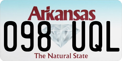 AR license plate 098UQL