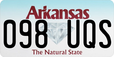 AR license plate 098UQS