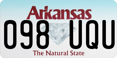 AR license plate 098UQU