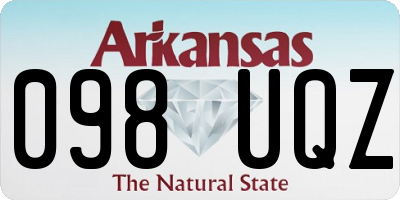 AR license plate 098UQZ