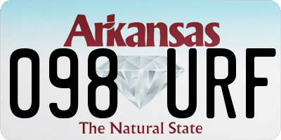 AR license plate 098URF