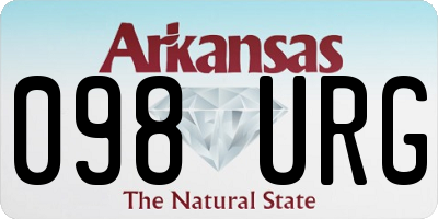 AR license plate 098URG