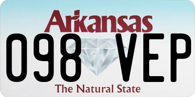 AR license plate 098VEP