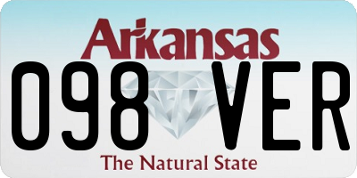 AR license plate 098VER