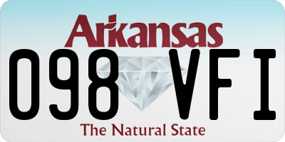 AR license plate 098VFI