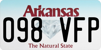 AR license plate 098VFP