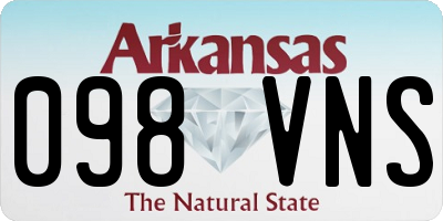 AR license plate 098VNS
