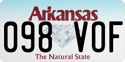 AR license plate 098VOF