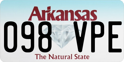 AR license plate 098VPE