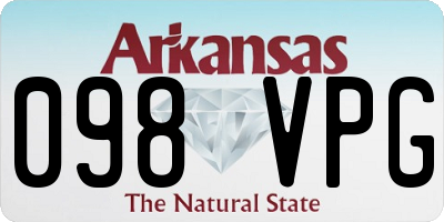 AR license plate 098VPG