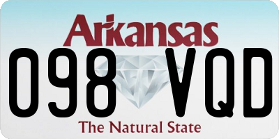 AR license plate 098VQD