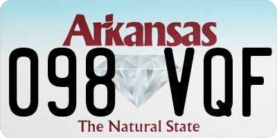 AR license plate 098VQF