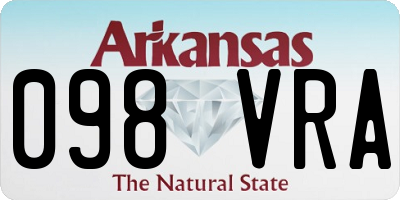 AR license plate 098VRA