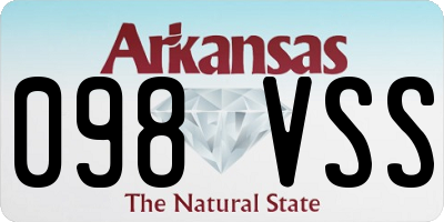 AR license plate 098VSS