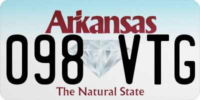 AR license plate 098VTG