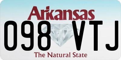 AR license plate 098VTJ