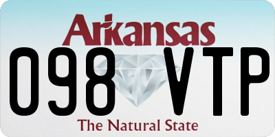 AR license plate 098VTP
