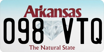 AR license plate 098VTQ