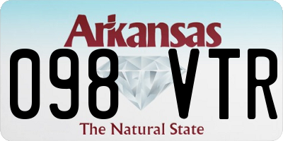 AR license plate 098VTR