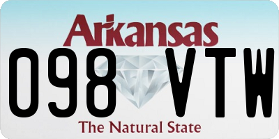 AR license plate 098VTW