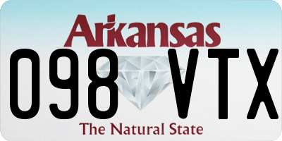 AR license plate 098VTX