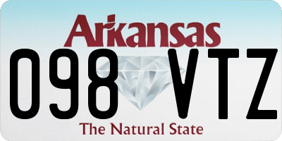 AR license plate 098VTZ