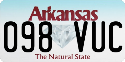 AR license plate 098VUC