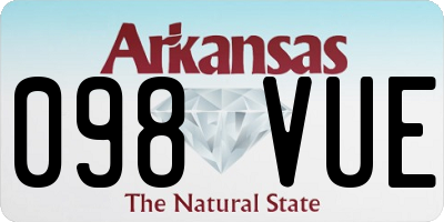 AR license plate 098VUE