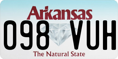 AR license plate 098VUH
